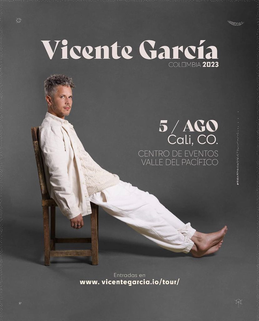 Concierto Vicente García Colombia 2023